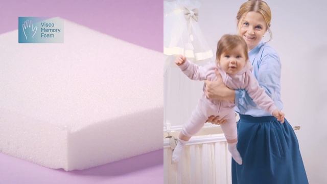 Детский матрас Plitex Magic Memory с эффектом памяти тела ребенка.