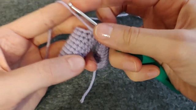 Как соединять ножки Амигуруми