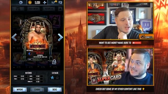 Opening 8 LADDER REWARDS & WrestleMania 35 FREEBIES!! | WWE SuperCard S5 смотреть онлайн