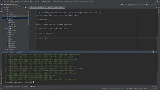 Symfony Security Part XIV - Symfony UX Autocomplete [3 of 4] смотреть онлайн
