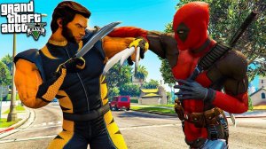 РОСОМАХА ЛОГАН ПРОТИВ ДЭДПУЛА В ГТА 5 МОДЫ! DEADPOOL ОБЗОР МОДА В GTA 5! ИГРЫ ГТА ВИДЕО MODS