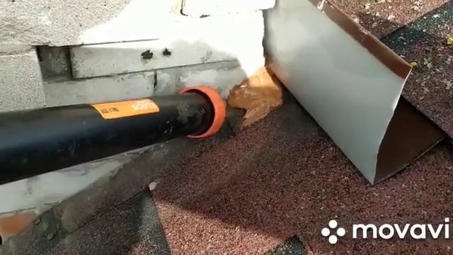 Монтаж фартука, ремонт кровли, устранение протечки