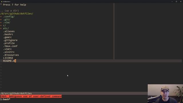 Fixing Vim Error E464: Ambiguous Use of User-Defined Command смотреть онлайн