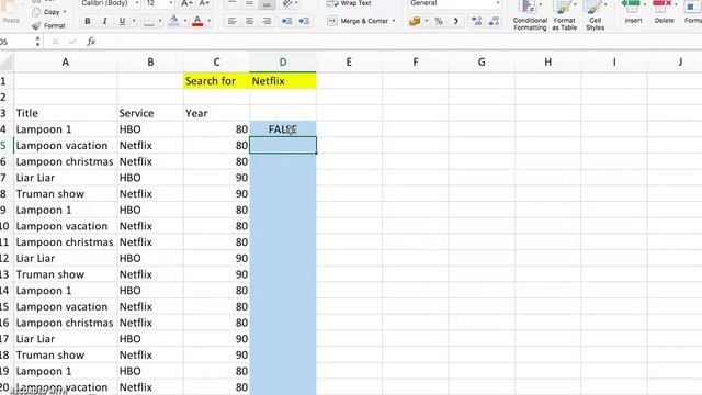 Excel magic Isnumber movie database