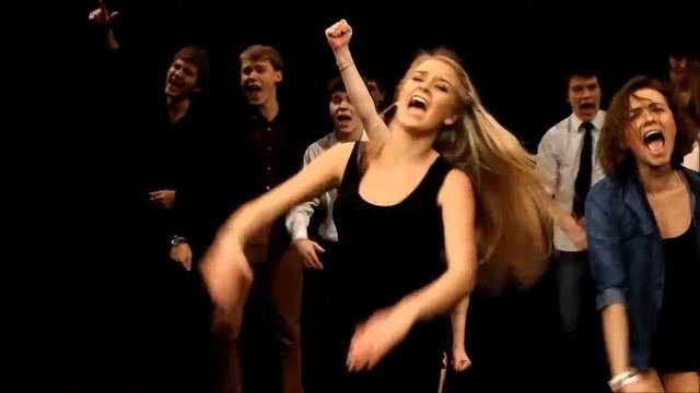 Капустник мхат 2013)Прощальный выход 4 курса)  красавцы театр МХАТ учебный театр