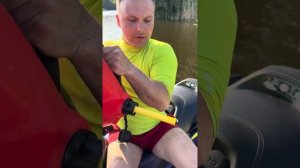 Заправляем гидроцикл канистрой BRP