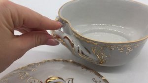 Кузнецовский салатник с крышкой Видеообзор Дулевский фарфор