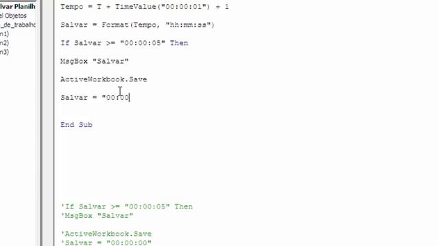 Macro SALVAR Planilha Excel VBA Automaticamente смотреть онлайн