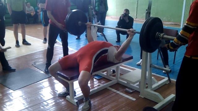 Волков Павел жим 125кг
