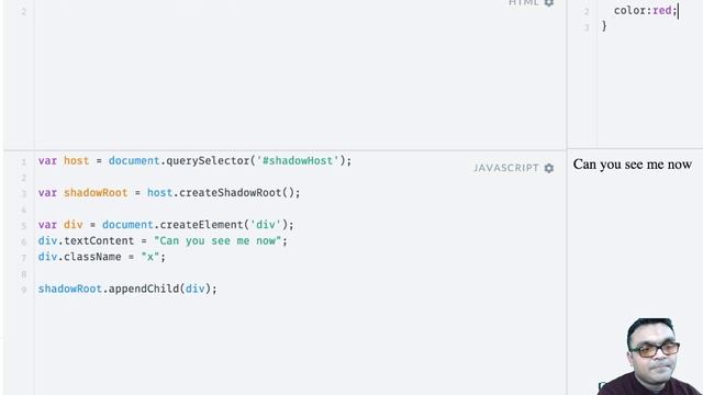 Shadow Dom in HTML Introduction tutorial