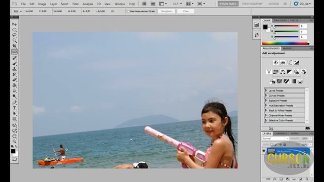 Curson.com.br Endireitando fotografias tortas no Photoshop CS5 смотреть онлайн