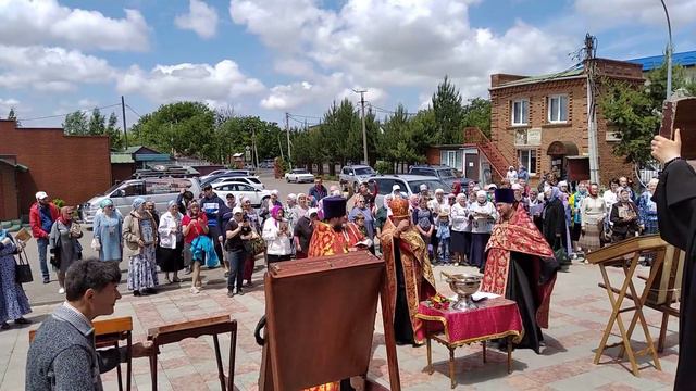 Спасск. Молебен по окончании крестного хода.