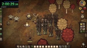 Don't Starve Together Deerclops kill WR attempt solo default world Wigfrid