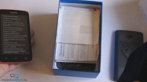 Распаковка Philips Xenium W732 (unboxing)