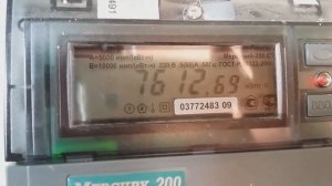 Как снимать показания с Меркурий 200.02.