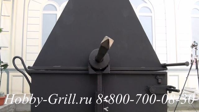 Профессиональный барбекю комплекс (мангал с вертелом) смотреть онлайн