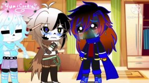 Ink and Error switch bodies for some time | Gacha Club | Sans AUs | Undertale AUs | Error x ink |