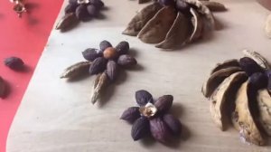 Проект #КорабелДетям - видео урок Панно из ореховой скорлупы