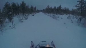 Snowmobiling Polaris IQ 700 141"
