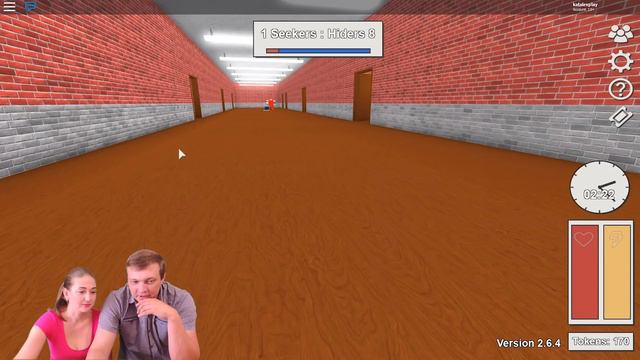 Играем в ПРЯТКИ ROBLOX BLOX HUNT Кто ЛУЧШЕ СПРЯЧЕТСЯ Новые приключения мульт героя Роблокс KATALEX смотреть онлайн