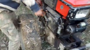 Мотоблок лебедка