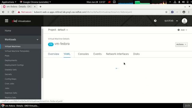 KubeVirt Web User Interface
