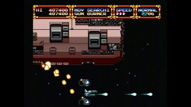 Retro Megabit: Sega Mega Drive - Gleylancer Gameplay, Levels 1-8 смотреть онлайн