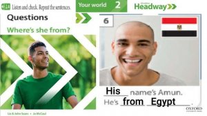 New Headway Beginner 5th edition-Unit 2 Your World!