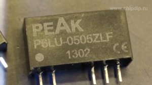 DCDC преобразователи серии P6LU-Z компании PEAK