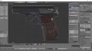 Создание 3D модели ПМ в Blender 2.79