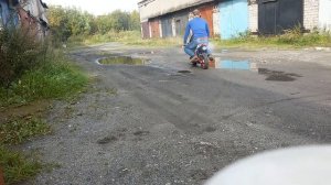 Мини байк самодельный.
