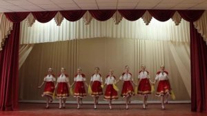 Детский образцовый хореографический ансамбль Виктория, народный танец Девичья плясовая