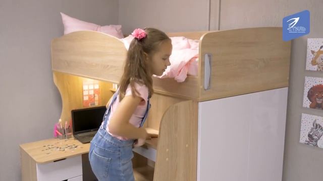 Кровать Чердак Сэнди #Собственнаякомната смотреть онлайн