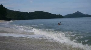 Langkawi.  Malaysia. Pantai Tengah. Лангкави. Малайзия.  Пляж Пантай Тенгах