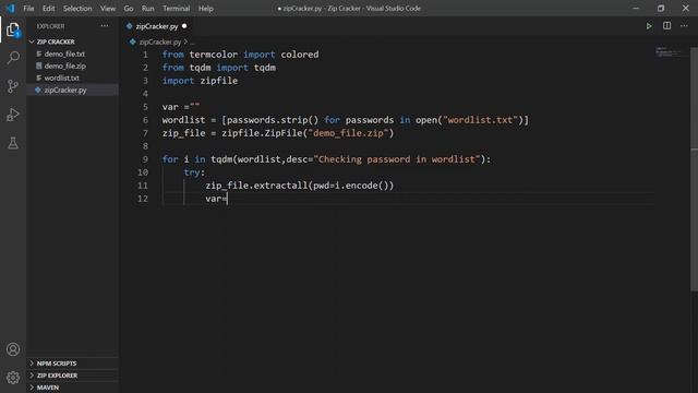 How to crack Zip password with Dictionary Attack using Python | Ethical hacking with Python. смотреть онлайн