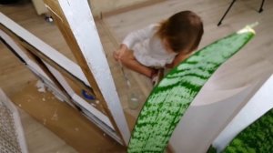 Лайфхак. Оригинальный декор стен своими руками. Фальш окно. Бюджетный вариант.