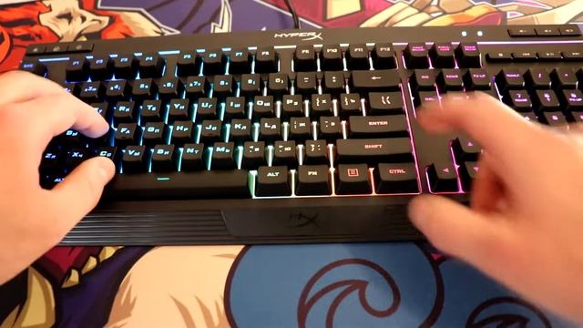 Тайпинг HyperX Alloy Core RGB смотреть онлайн