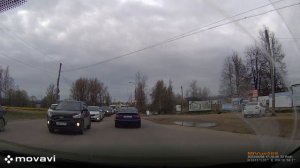 Момент обрушения моста в Вязьме (08.04.2024)