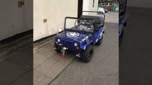 Mini Petrol Jeep Willys 150cc specs & test drive - Not Toylander - Big Boys Toys - Army Jeeps