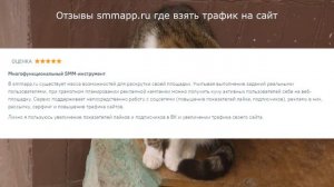 Отзывы smmapp.ru где взять трафик на сайт