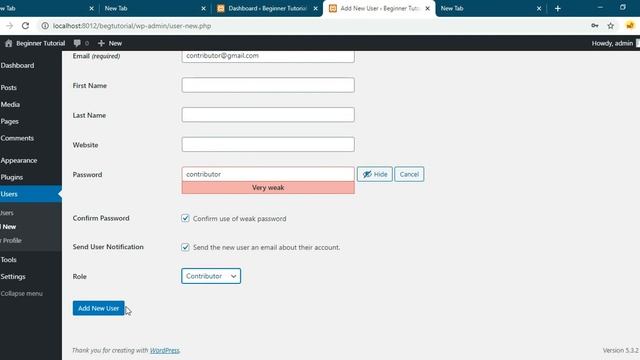 Understanding User Roles | How To Add New Users To WordPress | WordPress Tutorials For Beginners