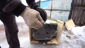 Распаковка дизельного двигателя с водяным охлаждением. Для тяжёлого мотоблока TATA.