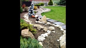 60 идей для садового участка. Искусственный ручей!