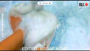 soaked soap / mushy soap : asmr soaked mushy soap 💗
