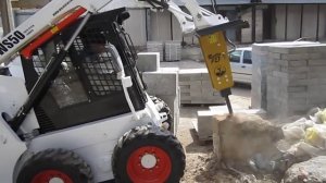 Forway WS50 работа с гидромолотом Delta F4