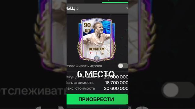 Топ 10 карт цп #fifamobile #football #рекомендации #messi #ronaldo #mishal #ucl #fc24 #перекладина