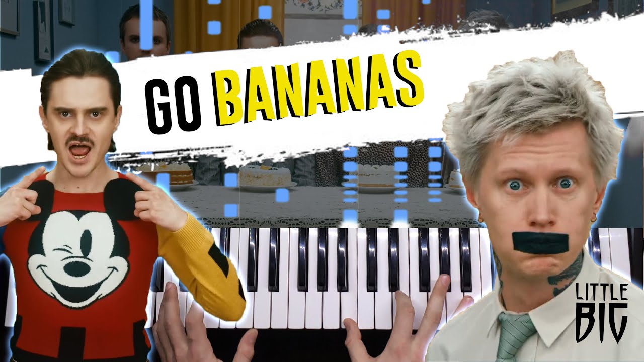 LITTLE BIG - GO BANANAS ? Piano Cover by musicman / НОТЫ / Как играть кавер на пианино