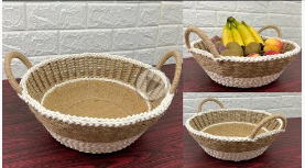 Корзина из джута своими руками