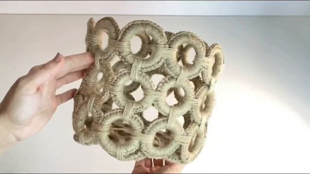 3 ИДЕИ поделок ИЗ ДЖУТА и старых КОЛЕЦ от карниза своими руками / Jute craft ideas смотреть онлайн