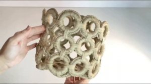 3 ИДЕИ поделок ИЗ ДЖУТА и старых КОЛЕЦ от карниза своими руками / Jute craft ideas